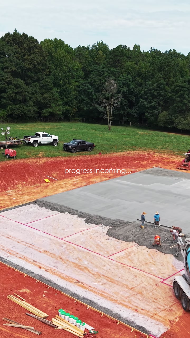 E&C Contracting — Progress on site