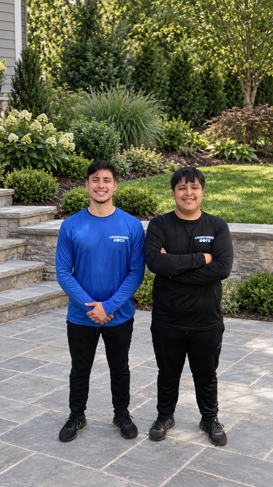 Alejandro and Bernardo of The Lawn Mower Boys